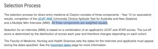 [MedStudentsOnline.com.au] Monash Medicine: General Entry Discussion