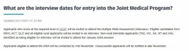 [MedStudentsOnline.com.au] JMP: General Entry Discussion