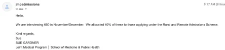 [MedStudentsOnline.com.au] JMP: Interview Invites General Discussion